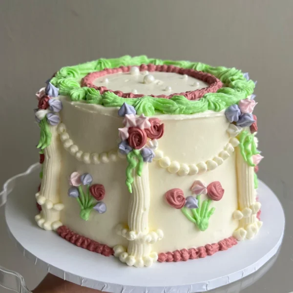 Vintage Bloom Cake